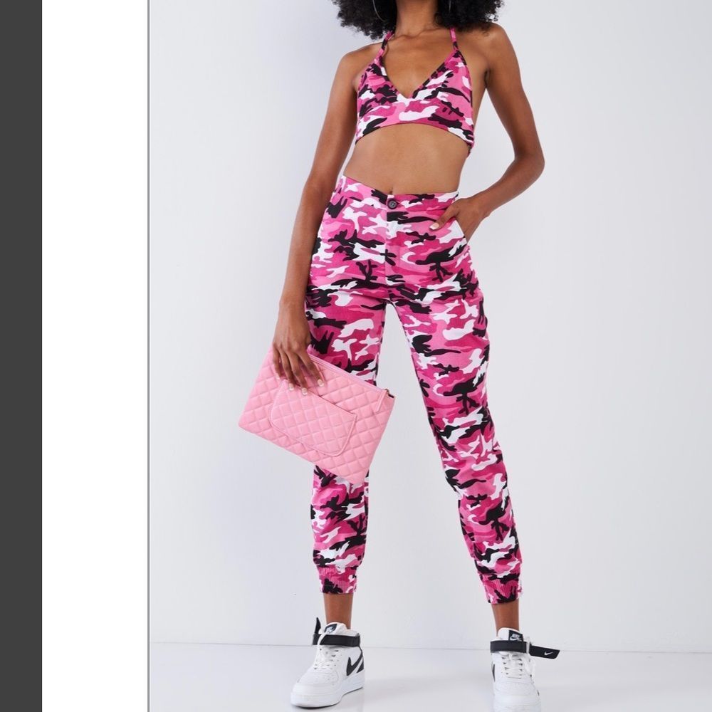 NWT Pink Camo 2pc Set